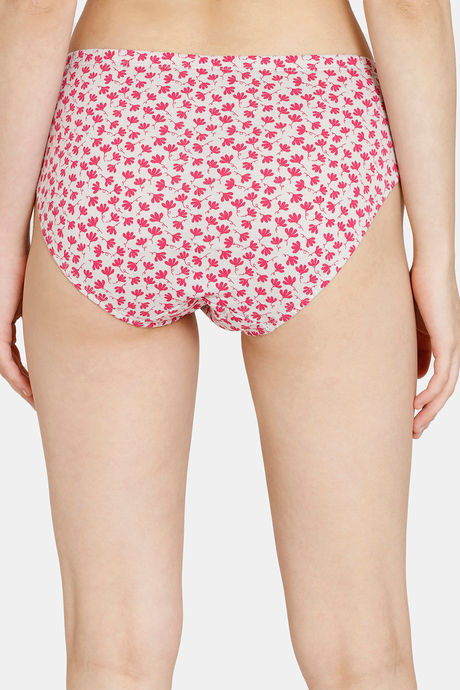 Rosaline Cyber Grove Medium Rise Full Coverage Hipster Panty (Pack of 3) - Multicolor — image 3